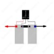 Балансир аккумуляторный 2х12V